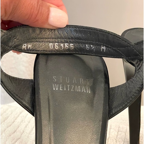 Stuart Weitzman Platform Heels, Size 6.5, Black - Picture 5 of 7